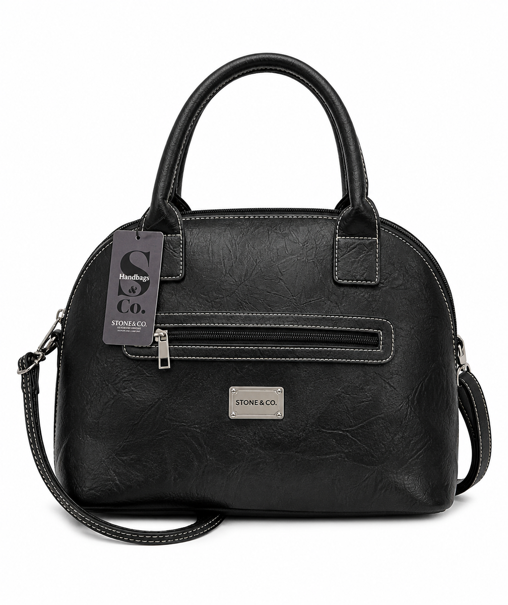 Cartera Stone & Co Black Classic Tote