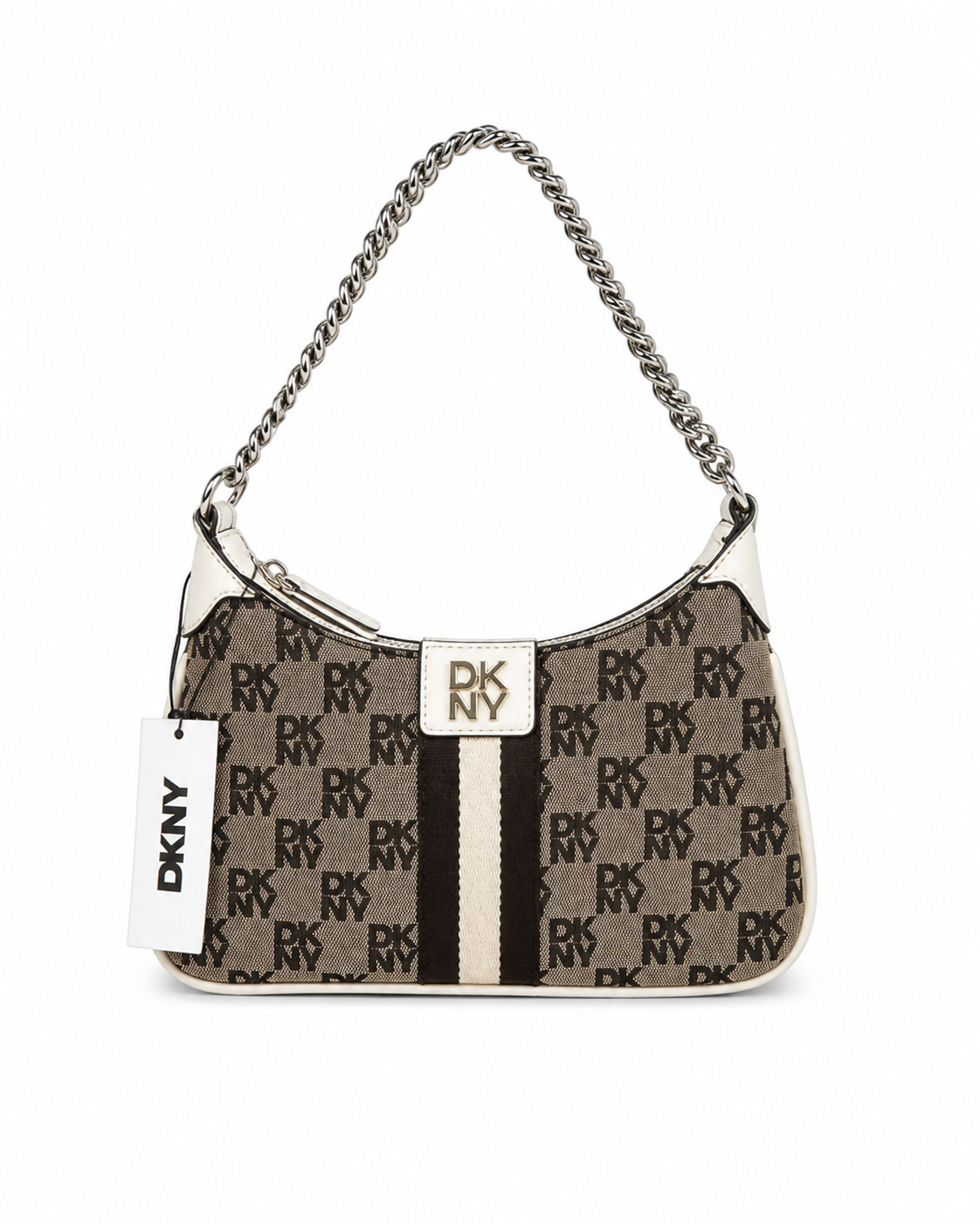 Cartera DKNY Monogram Chain Shoulder Bag