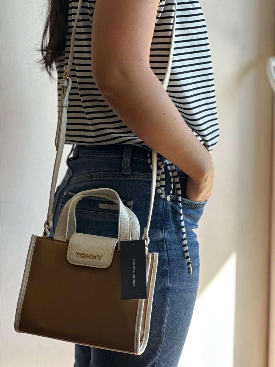Mini Tote Tommy Beige Elegance