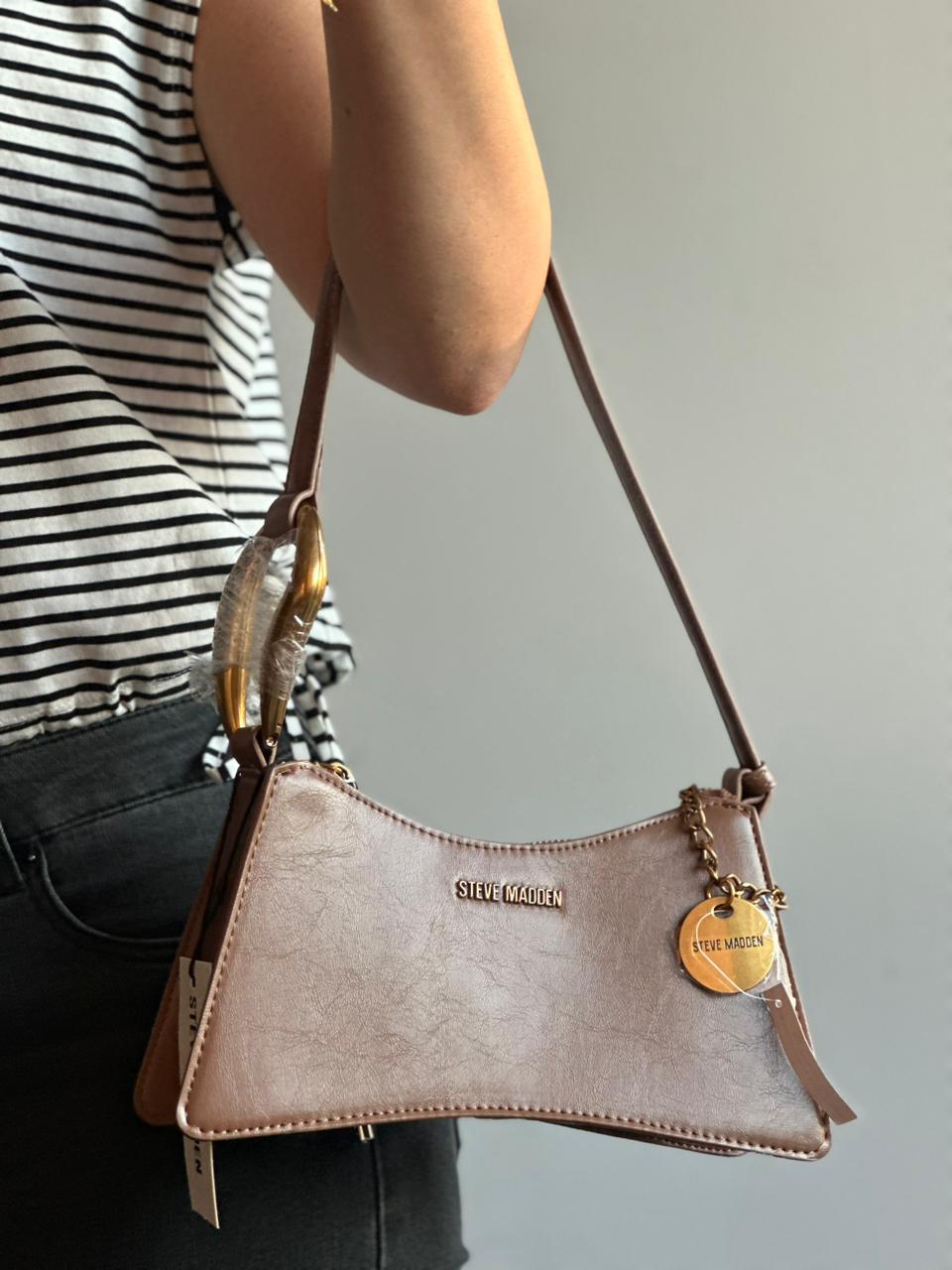 CARTERA Steve Madden CAFÉ PEQUEÑA HOMBRO