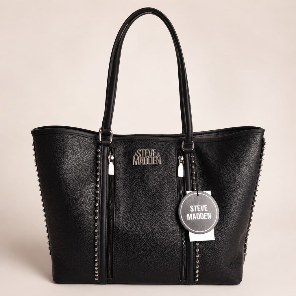 Cartera Steve Madden TOTE  Negra con Cosmetiquero