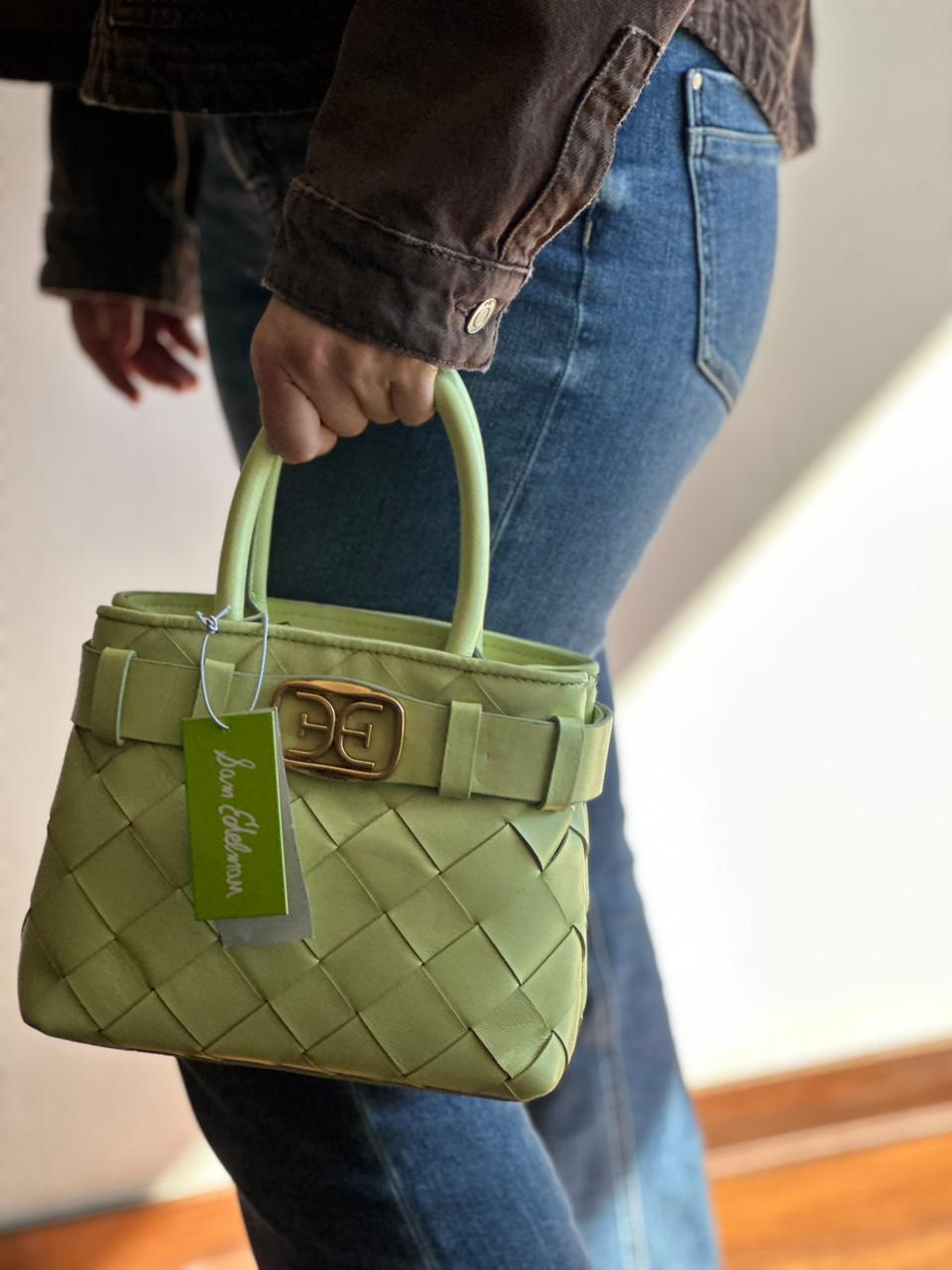Mini Tote Sam Edelman Cleo 100% Lambskin Hecho a Mano