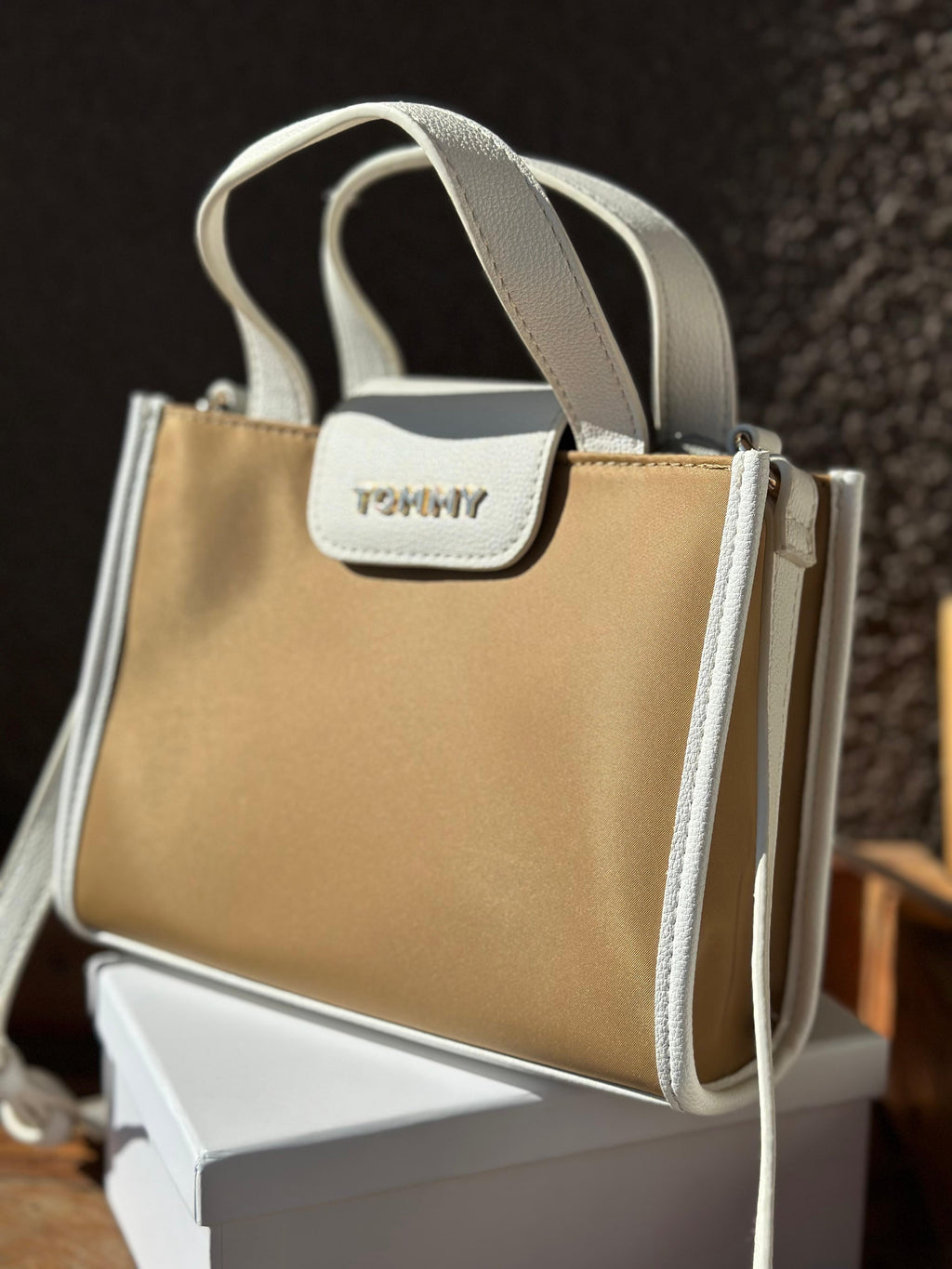 Mini Tote Tommy Beige Elegance