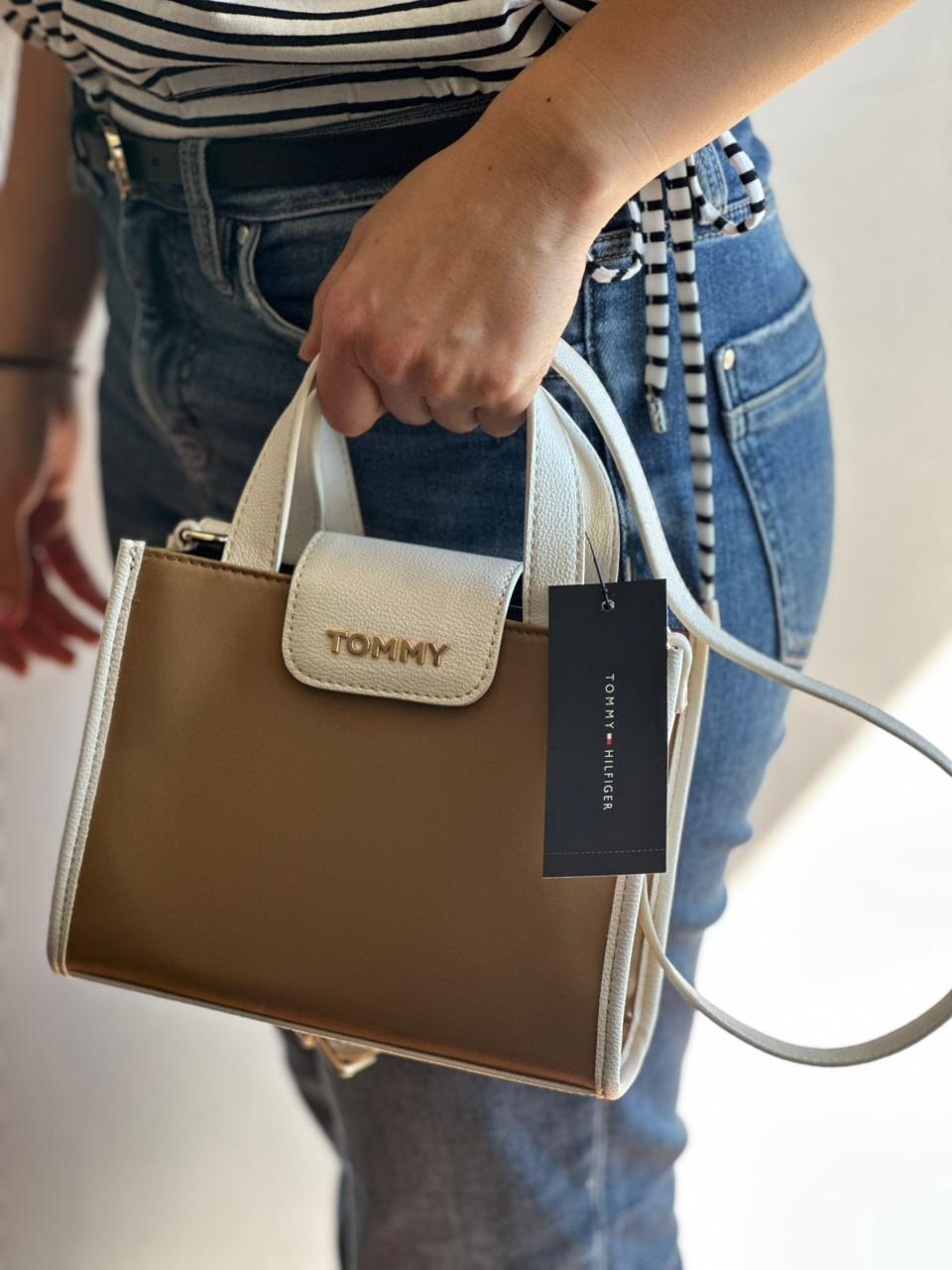 Mini Tote Tommy Beige Elegance