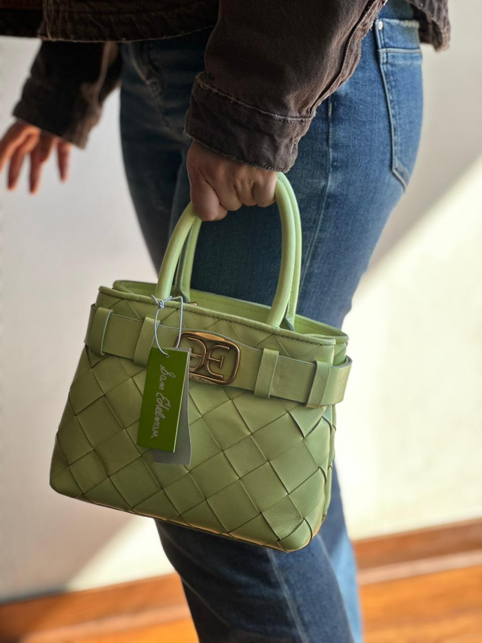 Mini Tote Sam Edelman Cleo 100% Lambskin Hecho a Mano
