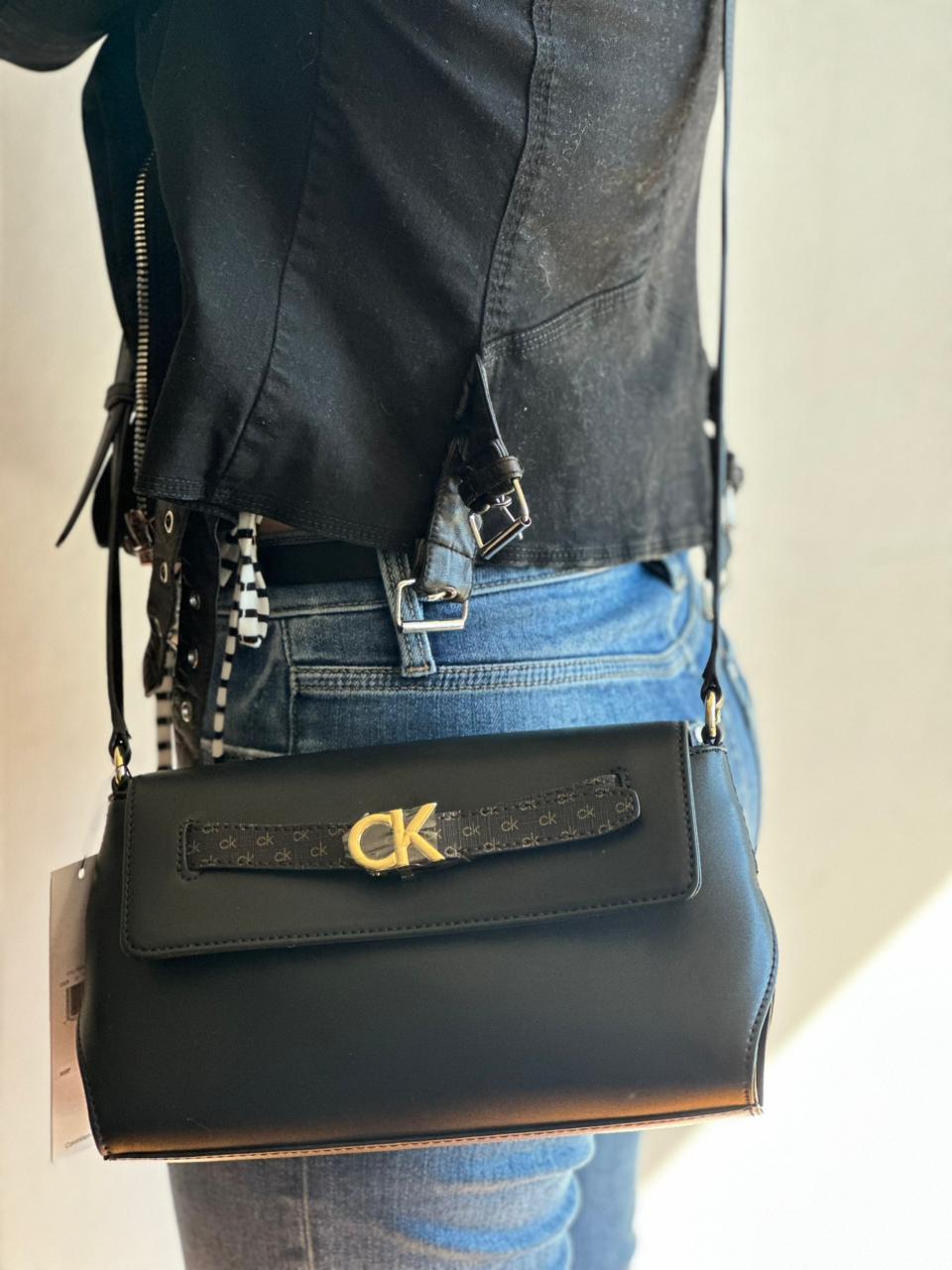 Cartera Calvin Klein Black Signature