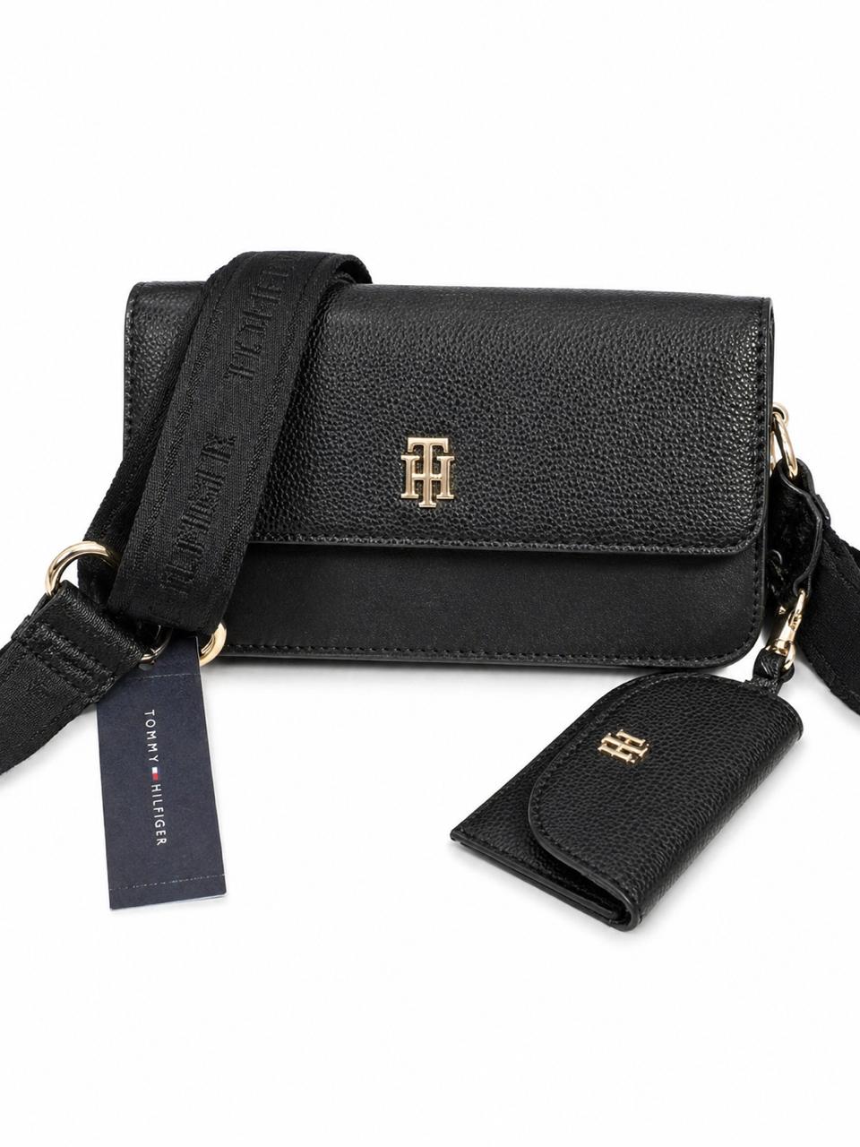 Cartera Tommy Noir Crossbody