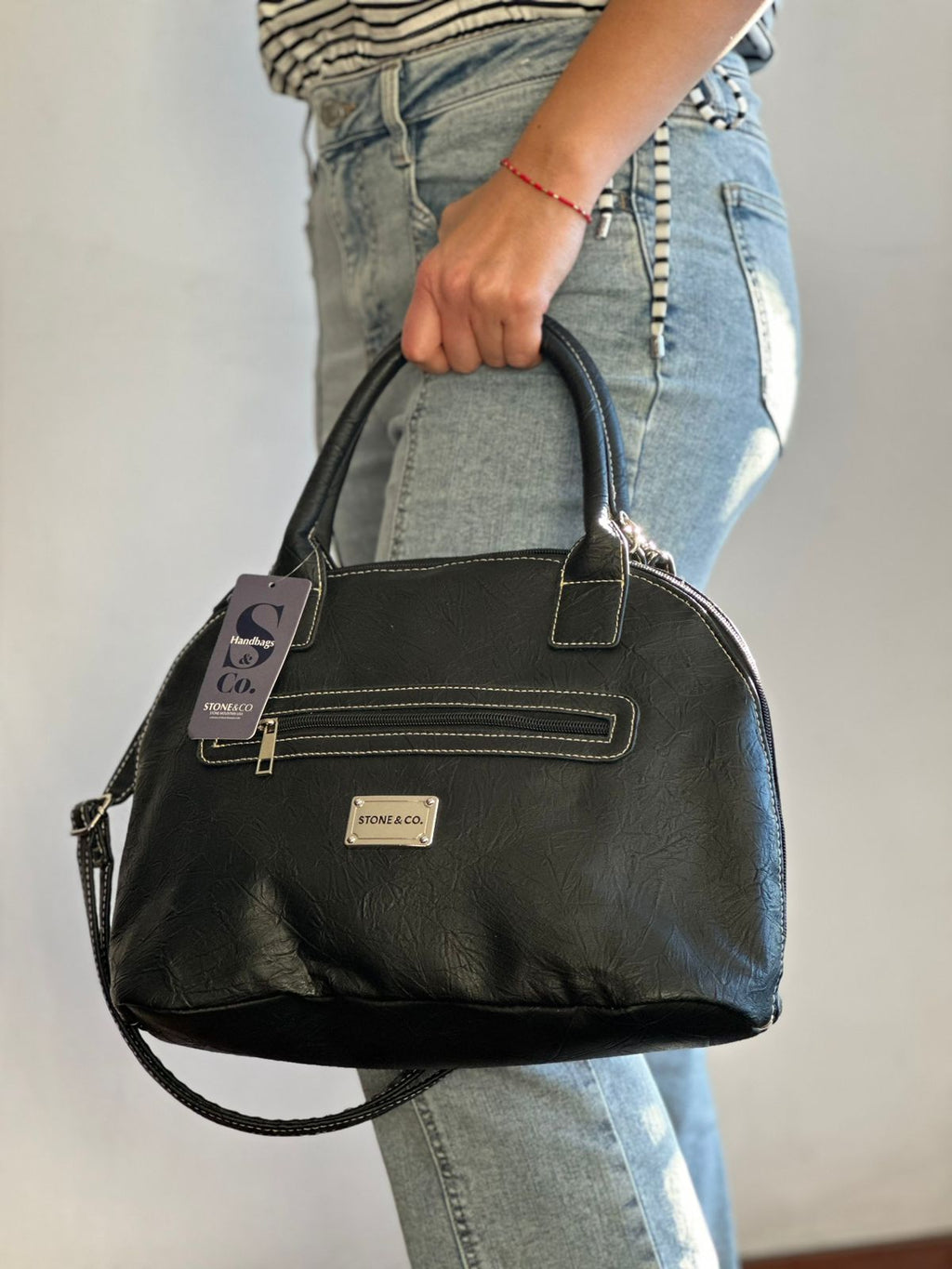 Cartera Stone & Co Black Classic Tote