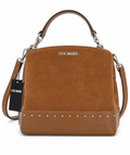 Cartera Steve Madden Suede Café Elegante