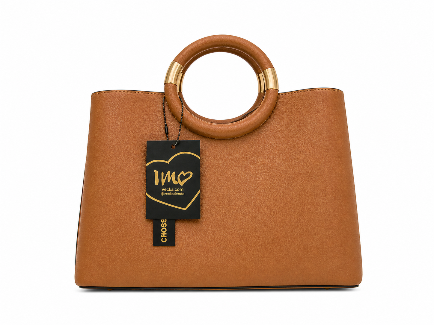 Cartera Crosby Ring Bag Café Elegante