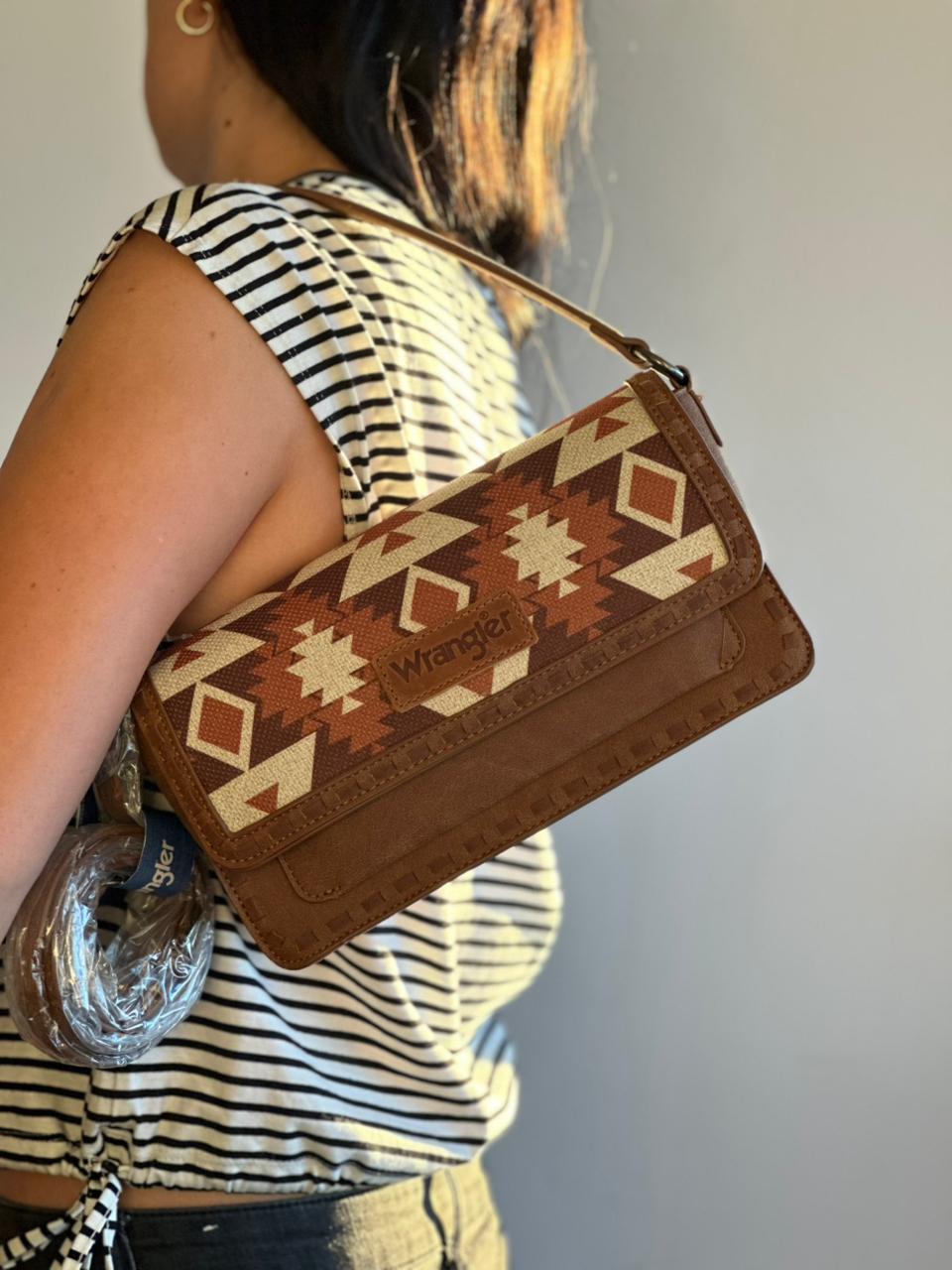 Cartera Hombro Wrangler Aztec Brown