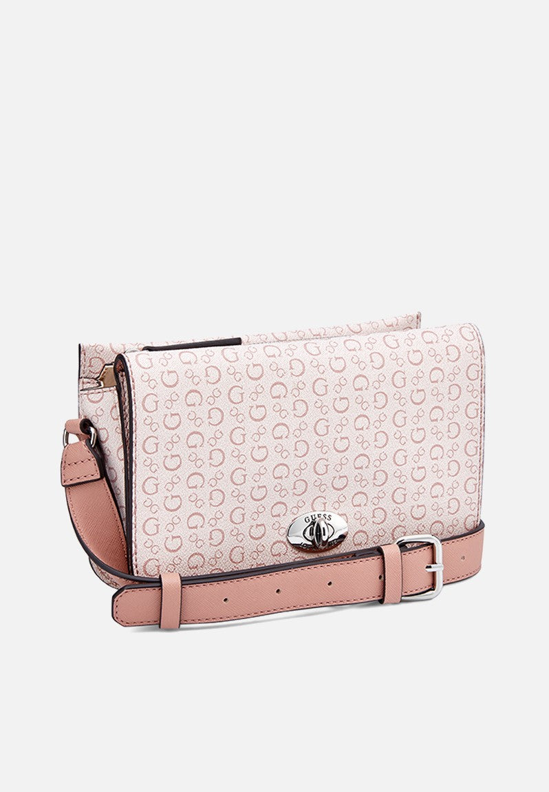 Guess Crossbody Rosé con Logo