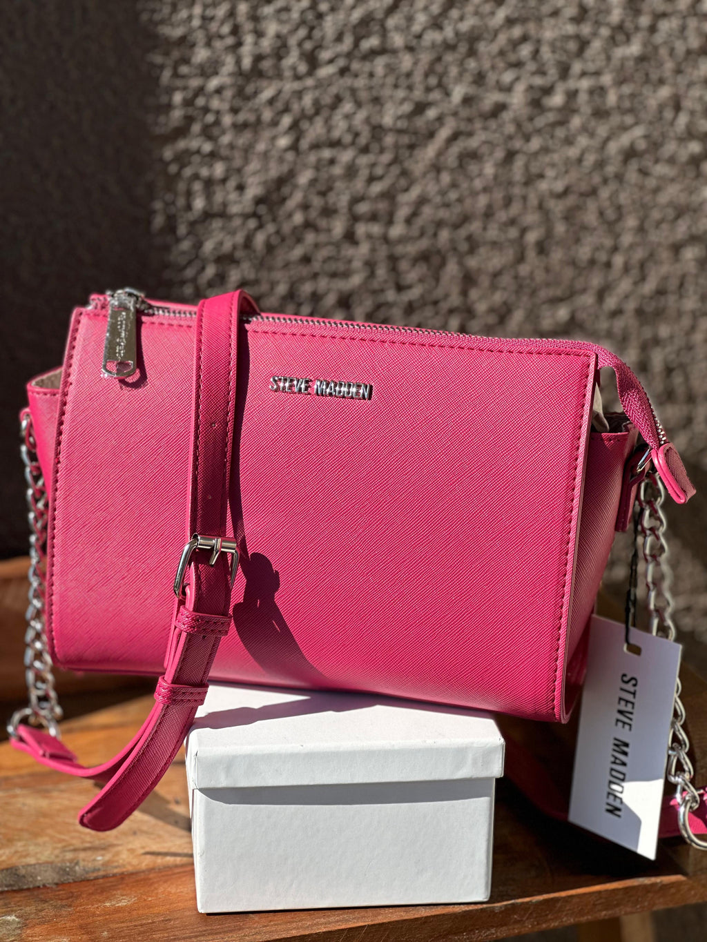 Cartera Steve Madden Pink Bold